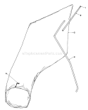 Giant Bagging Kit Diagram and Parts List for 16297 3000001-3999999 - 1983 Toro Lawn Mower