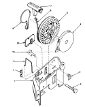 Rewind Starter No. 590531 Diagram and Parts List for 16297 3000001-3999999 - 1983 Toro Lawn Mower
