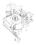 Housing Assembly Diagram and Parts List for 16299C 6000001-6999999 - 1986 Toro Lawn Mower