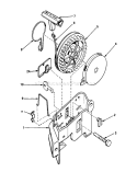 Starter No. 590531 Diagram and Parts List for 16299C 6000001-6999999 - 1986 Toro Lawn Mower