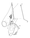 Bagging Kit Diagram and Parts List for 16299C 7000001-7999999 - 1987 Toro Lawn Mower