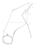 Giant Bagging Kit Diagram and Parts List for 16299C 8000001-8999999 - 1988 Toro Lawn Mower