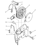 Starter No. 590531 Diagram and Parts List for 16299C 8000001-8999999 - 1988 Toro Lawn Mower