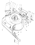 Housing Assembly Diagram and Parts List for 16299 4000001-4999999 - 1984 Toro Lawn Mower