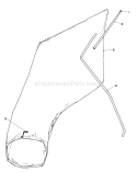 Giant Bagging Kit Diagram and Parts List for 16300 2000001-2999999 - 1982 Toro Lawn Mower