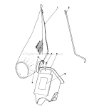 Bagging Kit Diagram and Parts List for 16300 0000001-0999999 - 1980 Toro Lawn Mower