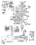 Engine Diagram and Parts List for 16300 0000001-0999999 - 1980 Toro Lawn Mower
