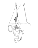 Bagging Kit Diagram and Parts List for 16300 1000001-1999999 - 1981 Toro Lawn Mower
