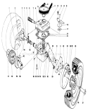 Gear Box Assembly Diagram and Parts List for 16320 0000001-0999999 - 1980 Toro Lawn Mower