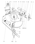 Housing Assembly Diagram and Parts List for 16320 1000001-1999999 - 1981 Toro Lawn Mower