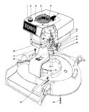 Engine Assembly Diagram and Parts List for 16320 2000001-2999999 - 1982 Toro Lawn Mower