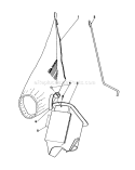 Bagging Kit Diagram and Parts List for 16325 3000001-3999999 - 1983 Toro Lawn Mower