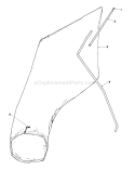 Giant Bagging Kit Diagram and Parts List for 16340C 6000001-6999999 - 1986 Toro Lawn Mower