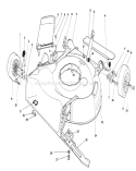 Housing Assembly Diagram and Parts List for 16340C 7000001-7999999 - 1987 Toro Lawn Mower