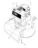Engine Assembly Diagram and Parts List for 16360 0000001-0999999 - 1980 Toro Lawn Mower