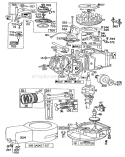 Engine Diagram and Parts List for 16360 0000001-0999999 - 1980 Toro Lawn Mower