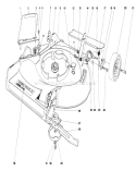 Page O Diagram and Parts List for 16360 9000001-9999999 - 1979 Toro Lawn Mower