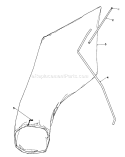 Giant Bagging Kit Diagram and Parts List for 16380 0000001-0999999 - 1980 Toro Lawn Mower