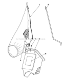 Bagging Kit Diagram and Parts List for 16380 9000001-9999999 - 1979 Toro Lawn Mower