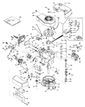 Carburetor Diagram and Parts List for 16380 9000001-9999999 - 1979 Toro Lawn Mower
