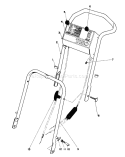 Handle Assembly Diagram and Parts List for 16380 9000001-9999999 - 1979 Toro Lawn Mower