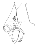 Bagging Kit Diagram and Parts List for 16400 2000001-2999999 - 1992 Toro Lawn Mower