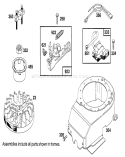 Page F Diagram and Parts List for 16400 4900001-4999999 - 1994 Toro Lawn Mower