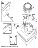 Page G Diagram and Parts List for 16400 4900001-4999999 - 1994 Toro Lawn Mower