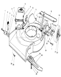 Part Location Diagram of 66-6070 Toro Rh Front Spring Arm Asm