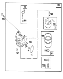 Page D Diagram and Parts List for 16400 6900001-6999999 - 1996 Toro Lawn Mower