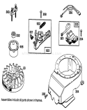 Page H Diagram and Parts List for 16401 39000001-39999999 - 1993 Toro Lawn Mower