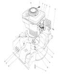 Engine Assembly Diagram and Parts List for 16401 4900001-4999999 - 1994 Toro Lawn Mower