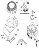 Page H Diagram and Parts List for 16401 7900001-7999999 - 1997 Toro Lawn Mower