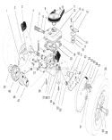 Gear Case Assembly Diagram and Parts List for 16401 890000001-899999999 - 1998 Toro Lawn Mower