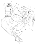 Housing Assembly Diagram and Parts List for 16401 890000001-899999999 - 1998 Toro Lawn Mower