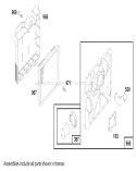 Page F Diagram and Parts List for 16401 890000001-899999999 - 1998 Toro Lawn Mower