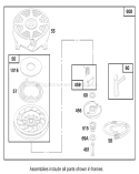 Page G Diagram and Parts List for 16401 890000001-899999999 - 1998 Toro Lawn Mower