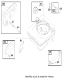 Page H Diagram and Parts List for 16401 890000001-899999999 - 1998 Toro Lawn Mower