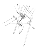 Traction Control Assembly Diagram and Parts List for 16402 1000001-1999999 - 1991 Toro Lawn Mower
