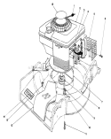 Engine Assembly Diagram and Parts List for 16402 1000001-1999999 - 1991 Toro Lawn Mower
