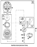 Page G Diagram and Parts List for 16402 1000001-1999999 - 1991 Toro Lawn Mower