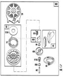 Page G Diagram and Parts List for 16403 1000001-1999999 - 1991 Toro Lawn Mower
