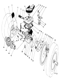 Gear Case Assembly Diagram and Parts List for 16404 1000001-1999999 - 1991 Toro Lawn Mower