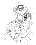 Engine Assembly Diagram and Parts List for 16404 1000001-1999999 - 1991 Toro Lawn Mower