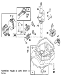 Page D Diagram and Parts List for 16404 1000001-1999999 - 1991 Toro Lawn Mower