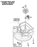 Page D Diagram and Parts List for 16410 3900001-3999999 - 1993 Toro Lawn Mower
