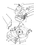 Engine Assembly Diagram and Parts List for 16411 3900001-3999999 - 1993 Toro Lawn Mower