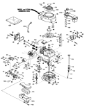 Engine Diagram and Parts List for 16575C 9000001-9999999 - 1989 Toro Lawn Mower