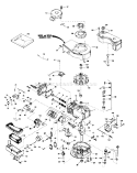 Engine Diagram and Parts List for 16575 5000001-5999999 - 1985 Toro Lawn Mower