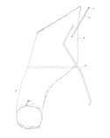 Giant Bagging Kit Diagram and Parts List for 16575 6000001-6999999 - 1986 Toro Lawn Mower